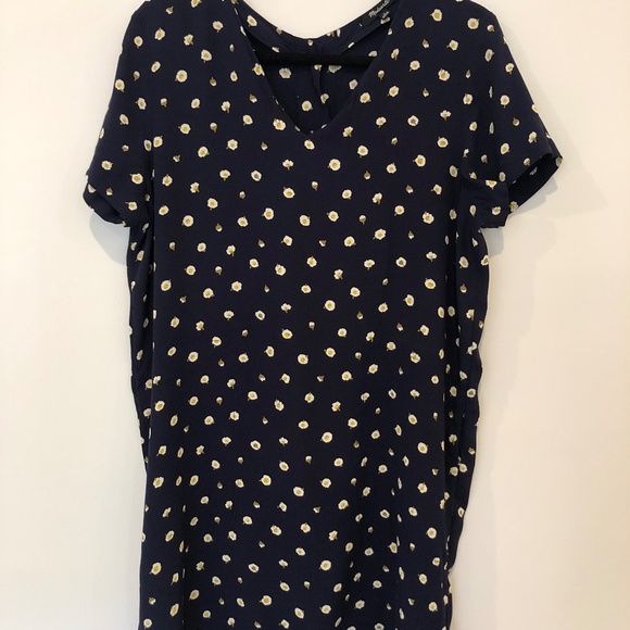 Madewell flowered dress with back accent buttons - Picture 1 of 11